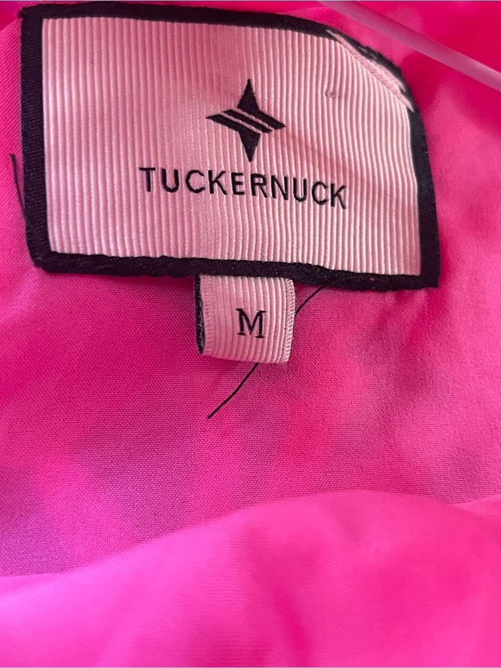 Tuckernuck Pink Lace Top Back Bow Women's Medium Romantic Feminine Blouse - Picture 10 of 11
